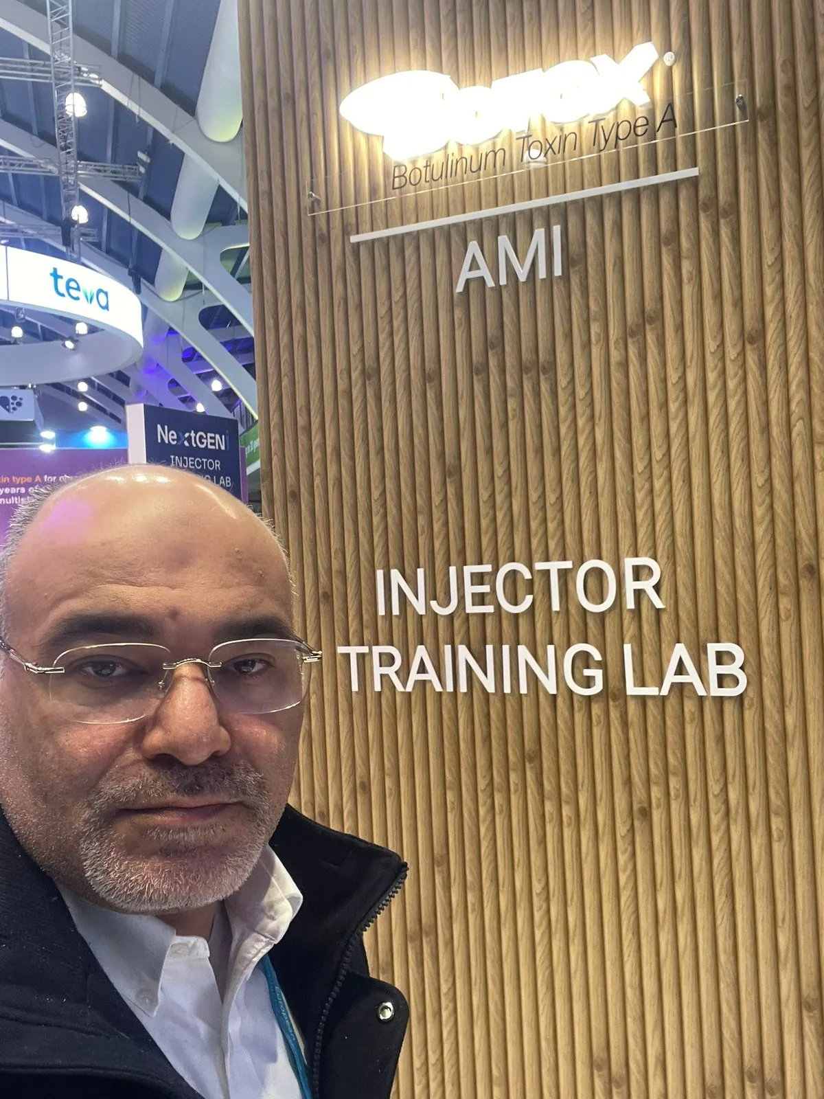 Dr. Ahmed Ebied participating in advanced Botulinum Toxin (Botox) injector training for neurological disorders.